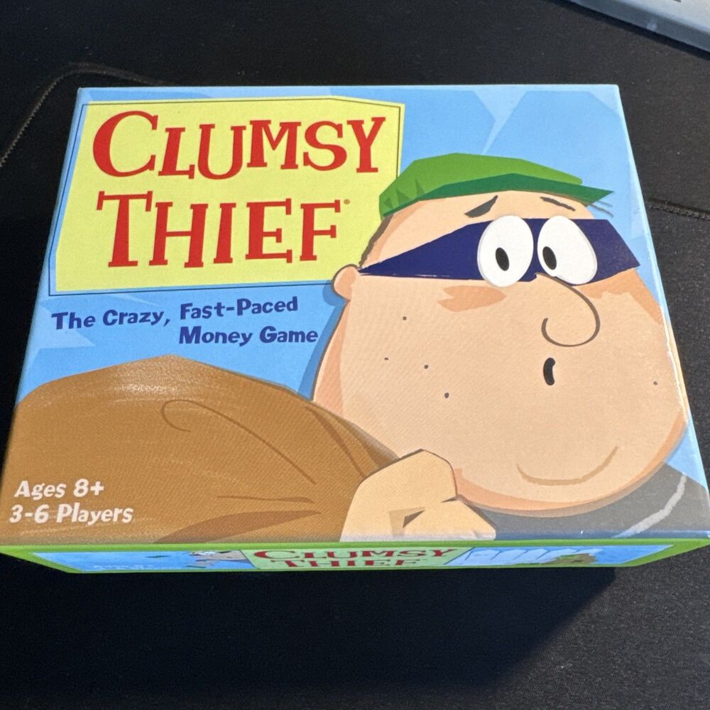 Clumsy Thief: The Crazy, Fast-Paced Money Card Game - COMPLETE